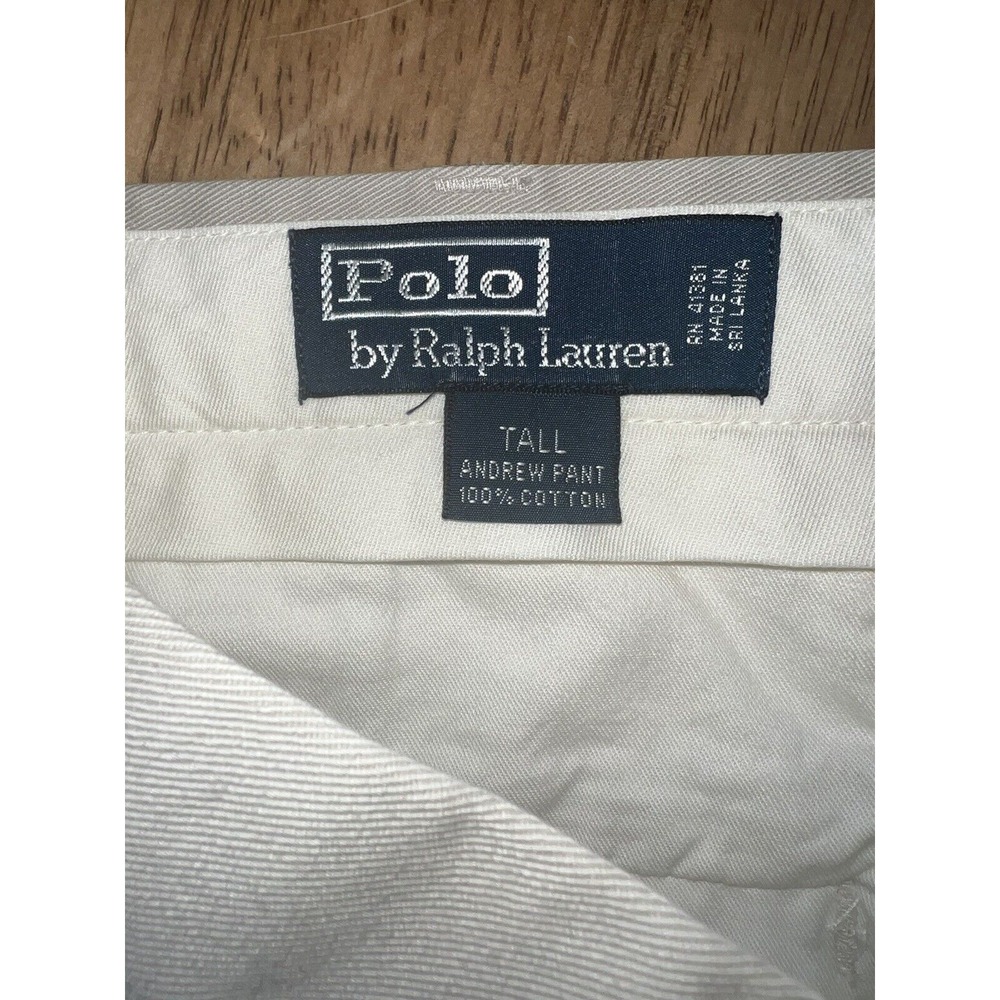 Polo Ralph Lauren Andrew Pants Men's 38x36 Polo Chino Khaki Pants. New With Tags - Picture 9 of 11